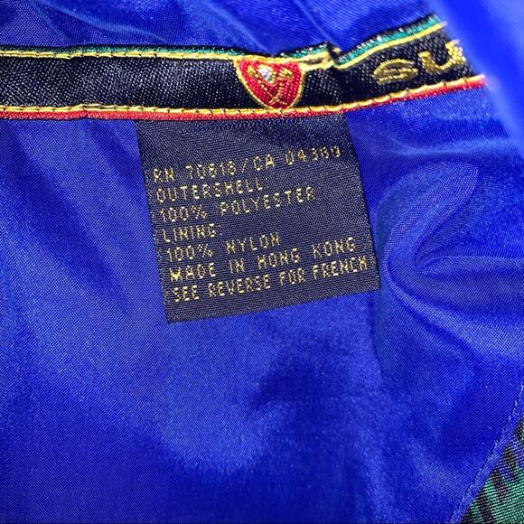 Sunice 90s Vintage Blue Bomber Track Jacket - Picture 12 of 12